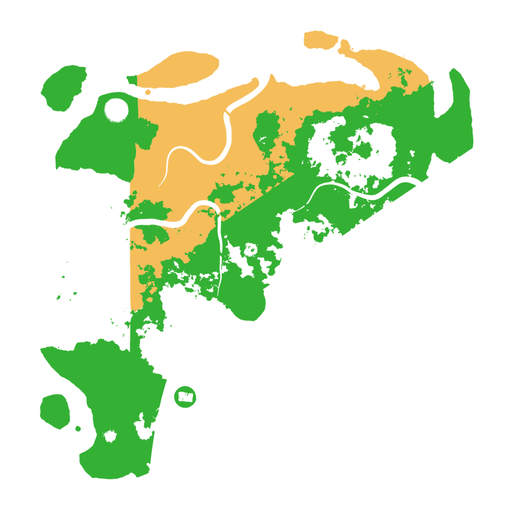 Biome Rust Map: Procedural Map, Size: 3850, Seed: 70772128