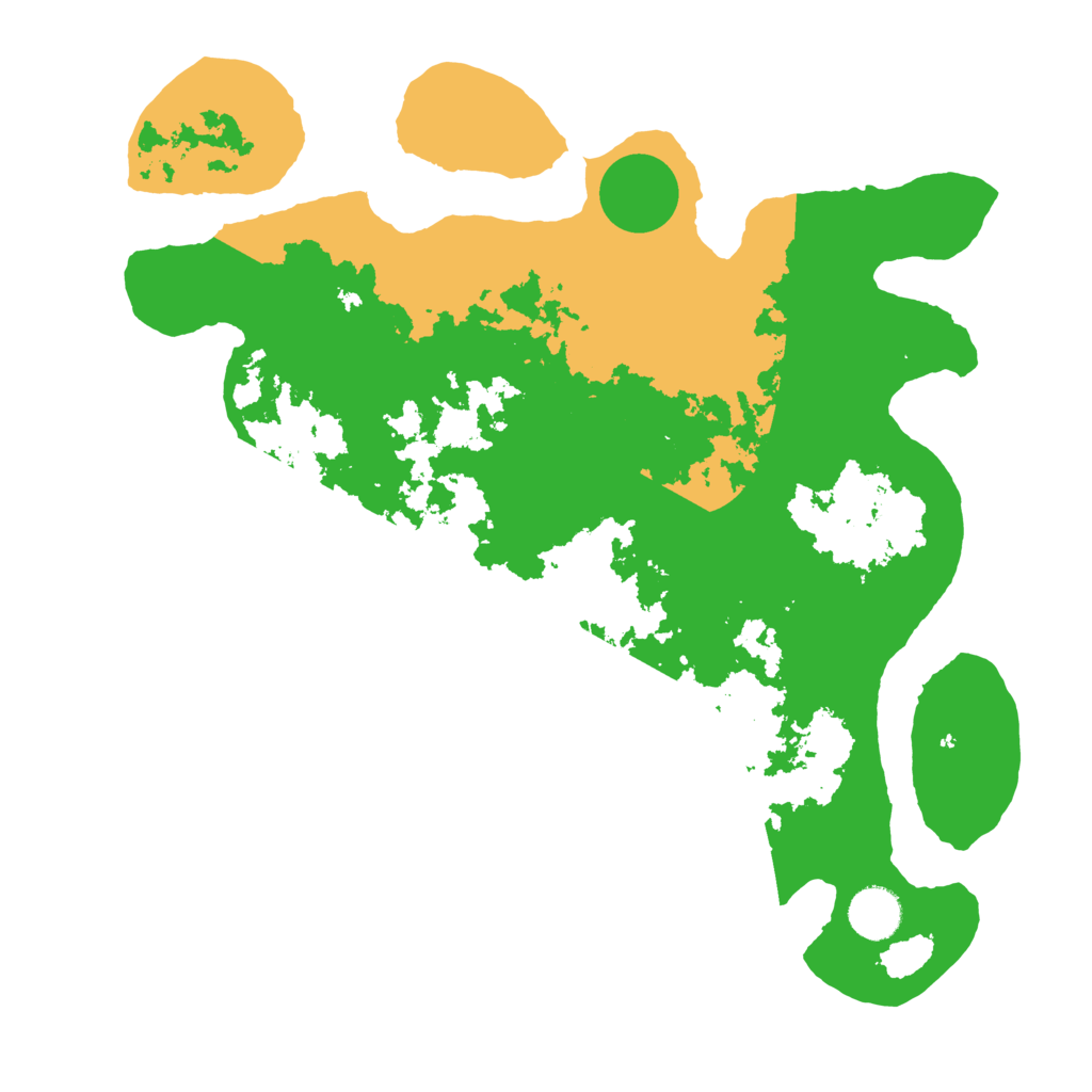 Biome Rust Map: Barren, Size: 3650, Seed: 50490152