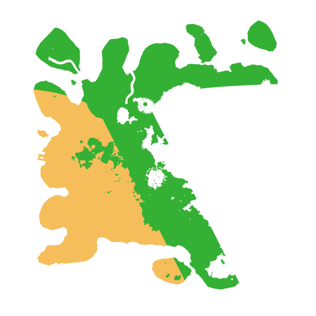 Biome Rust Map: Procedural Map, Size: 3000, Seed: 93705301