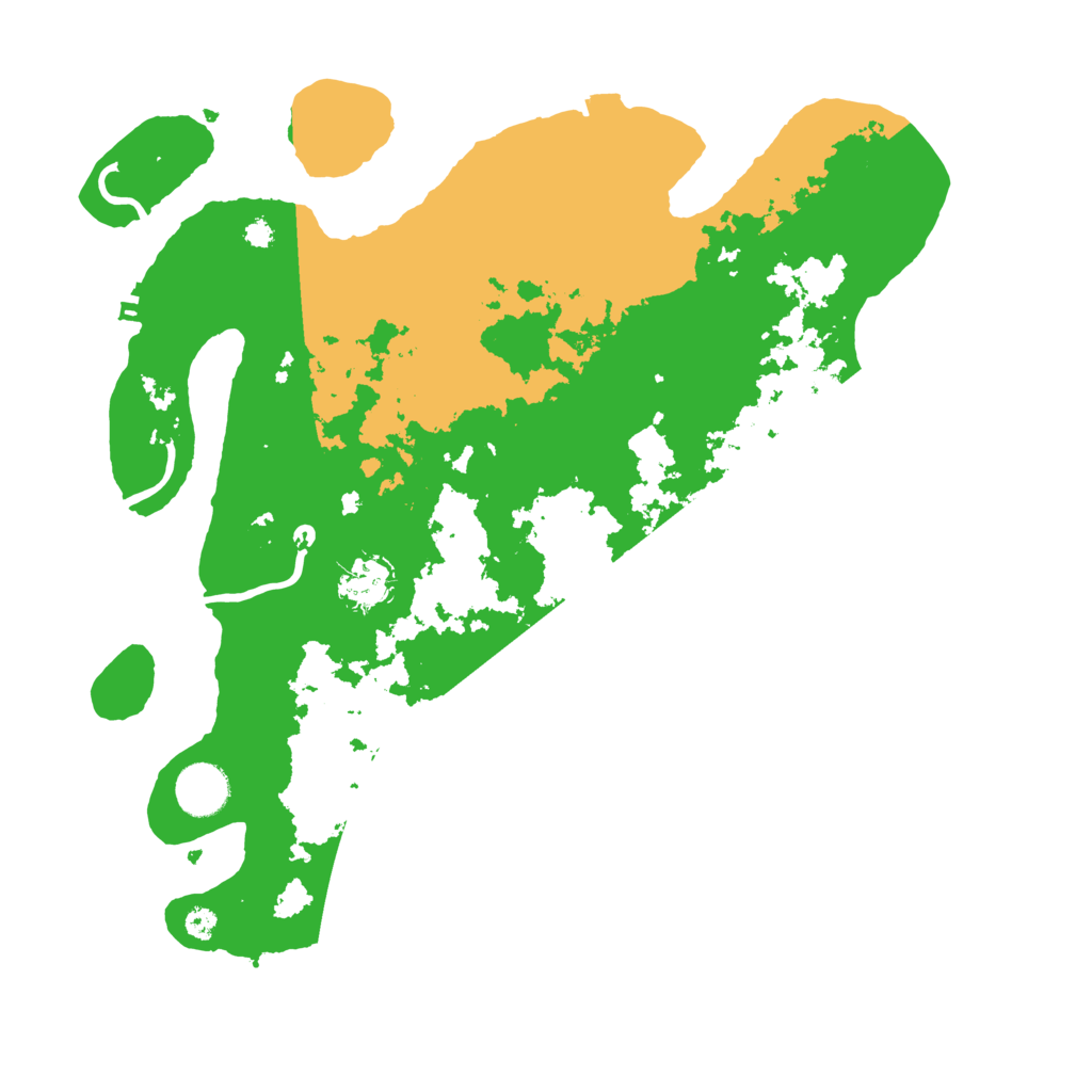 Biome Rust Map: Procedural Map, Size: 3600, Seed: 66946654