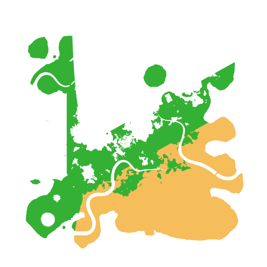 Biome Rust Map: Procedural Map, Size: 3400, Seed: 18159649