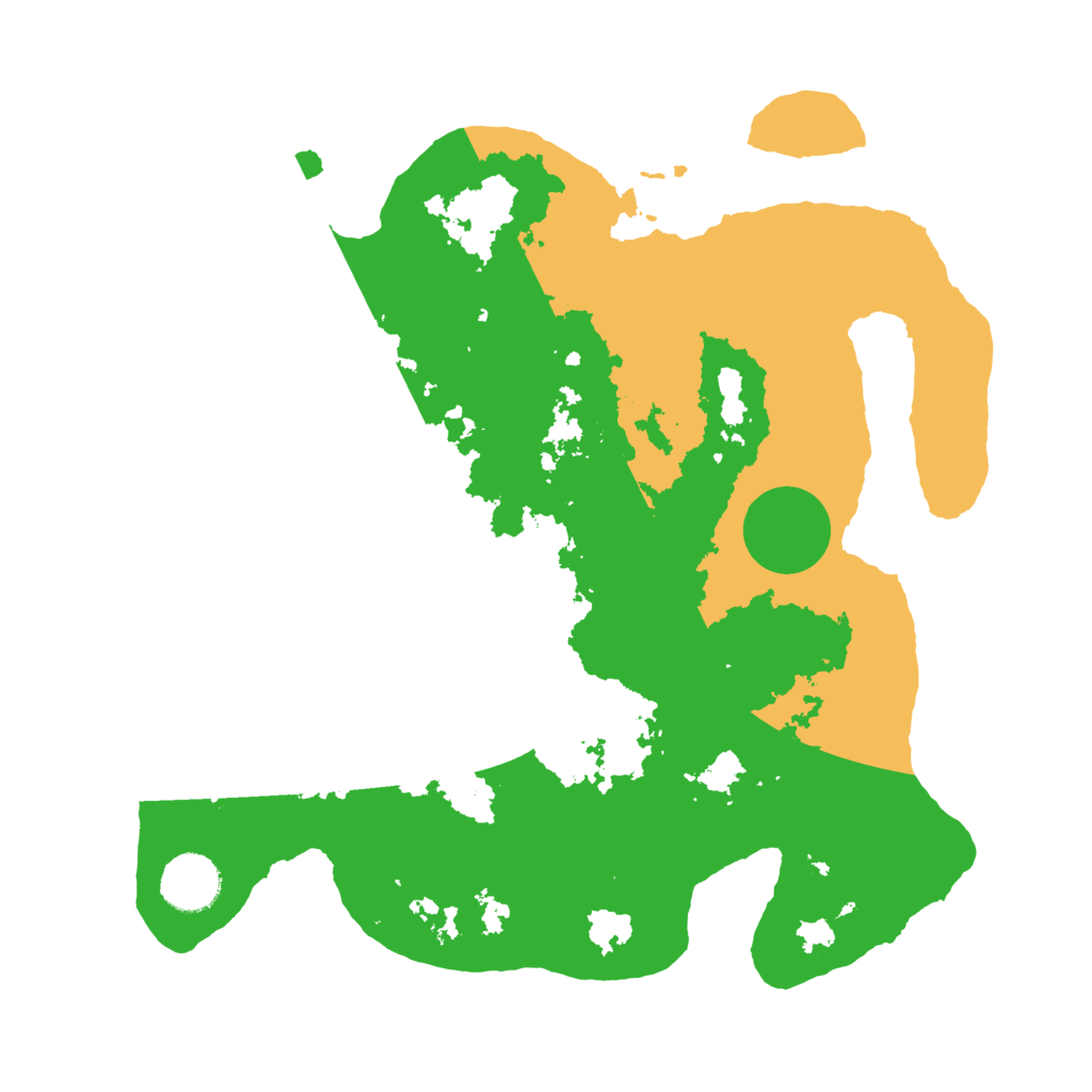 Biome Rust Map: Barren, Size: 3300, Seed: 123456