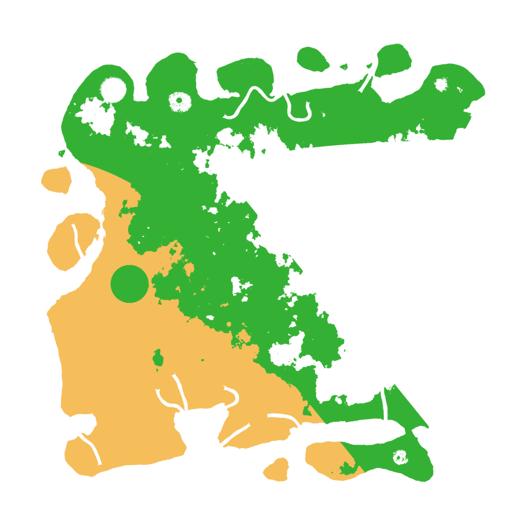 Biome Rust Map: Procedural Map, Size: 3650, Seed: 97767183