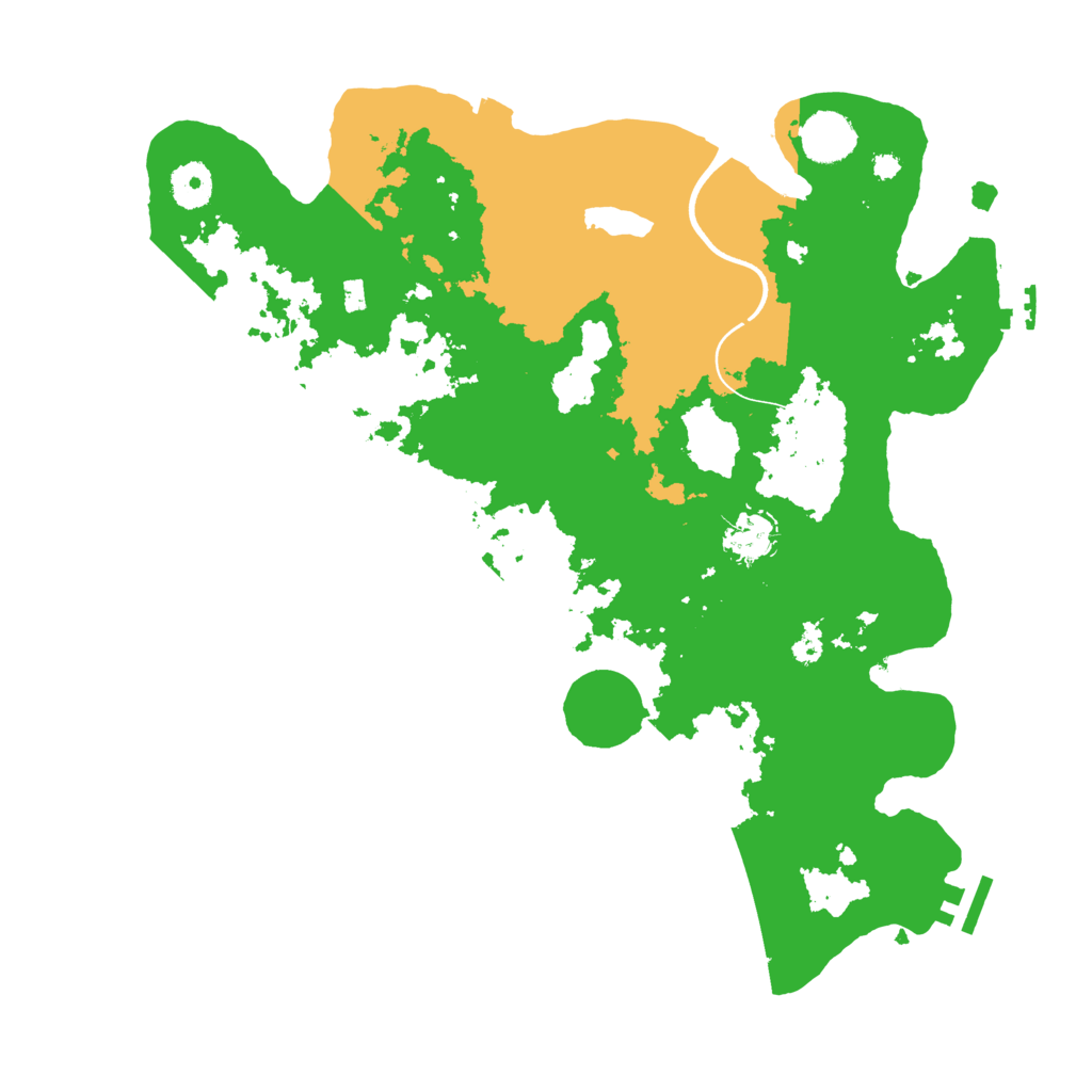 Biome Rust Map: Procedural Map, Size: 3700, Seed: 77811808