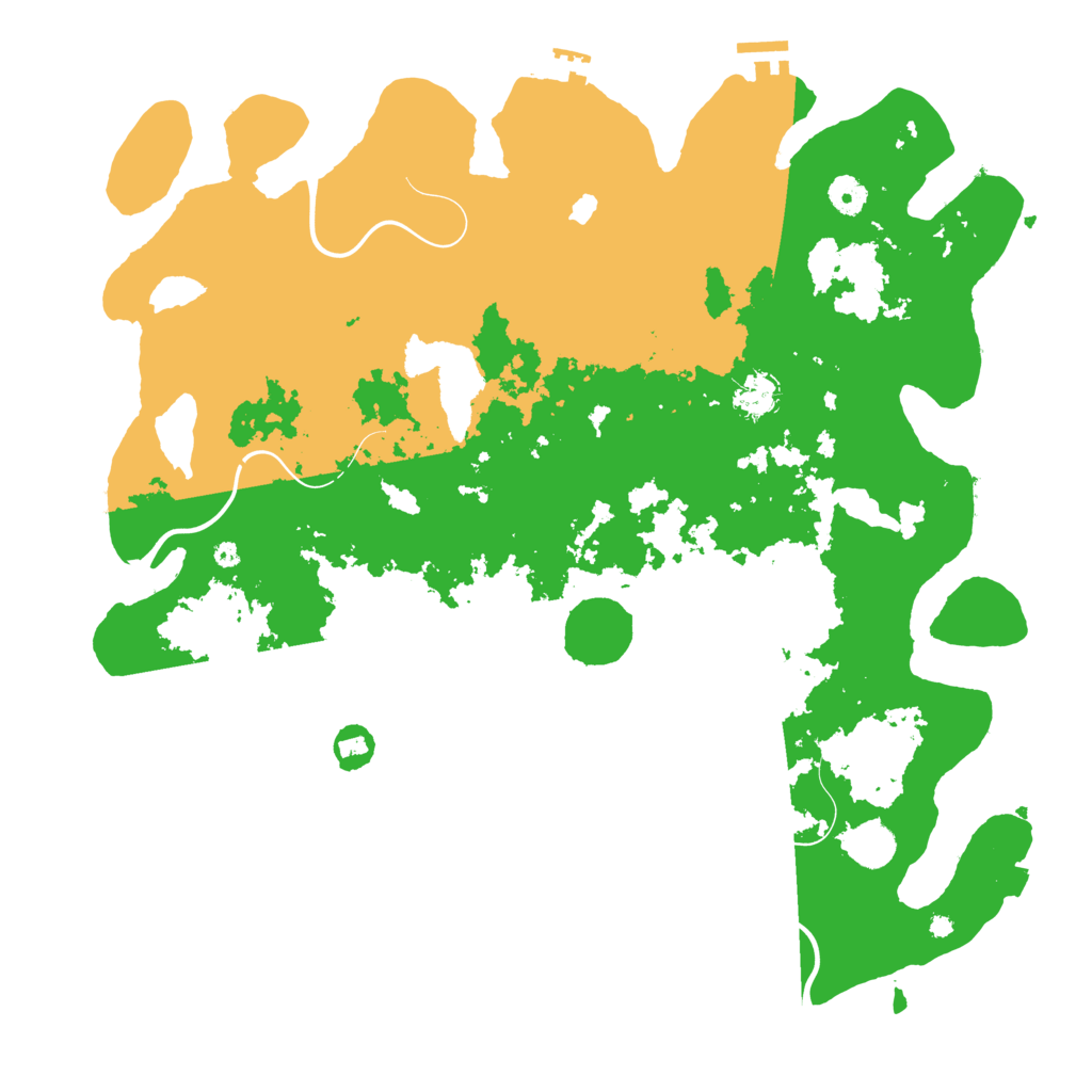 Biome Rust Map: Procedural Map, Size: 4300, Seed: 21712501