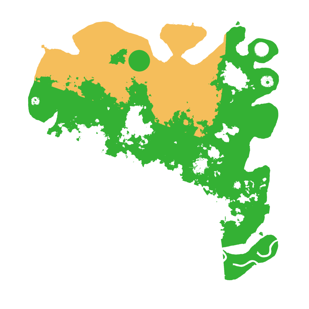 Biome Rust Map: Procedural Map, Size: 3800, Seed: 16851821