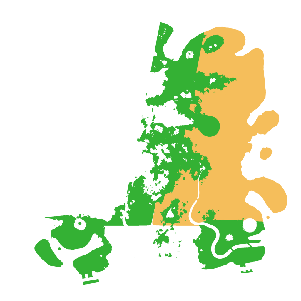 Biome Rust Map: Procedural Map, Size: 3850, Seed: 29143063