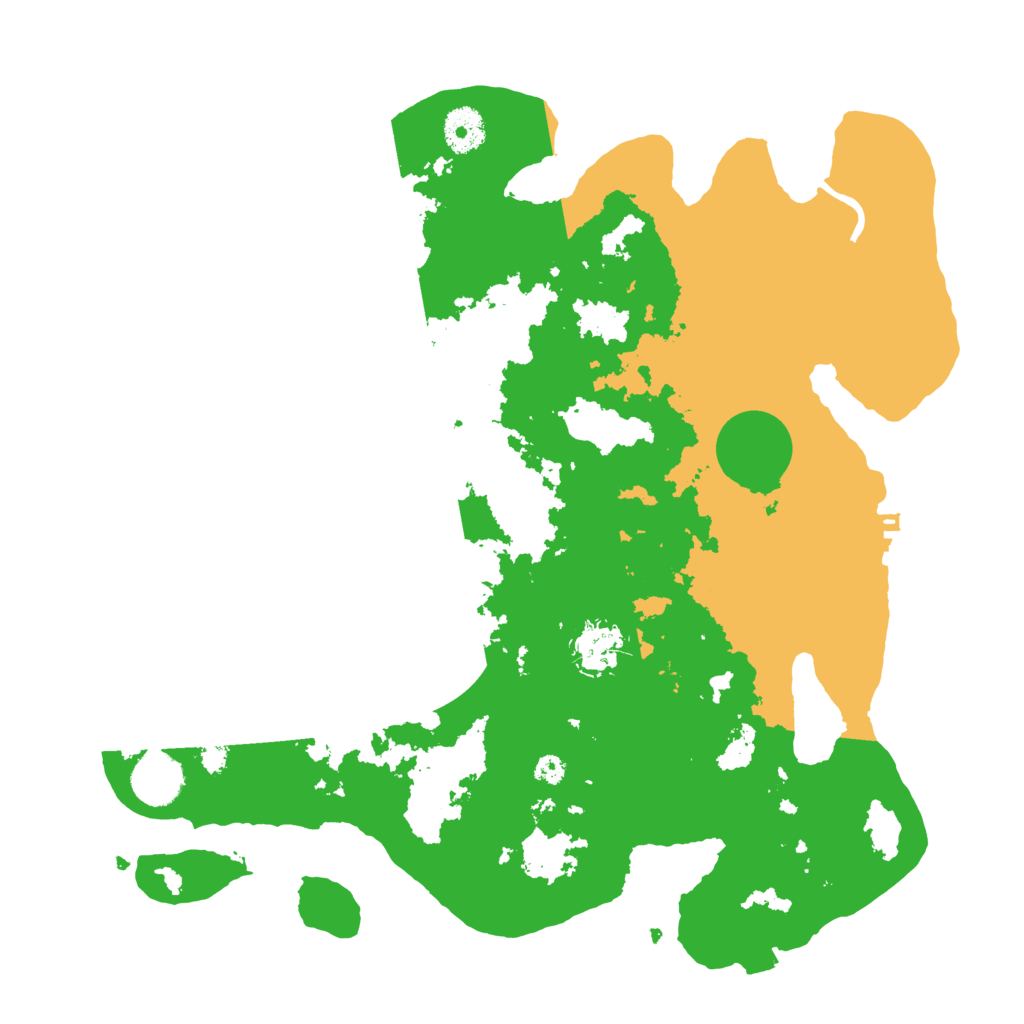 Biome Rust Map: Procedural Map, Size: 3550, Seed: 81064928
