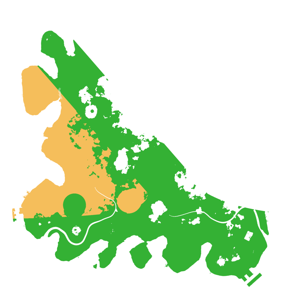 Biome Rust Map: Procedural Map, Size: 3450, Seed: 59387484