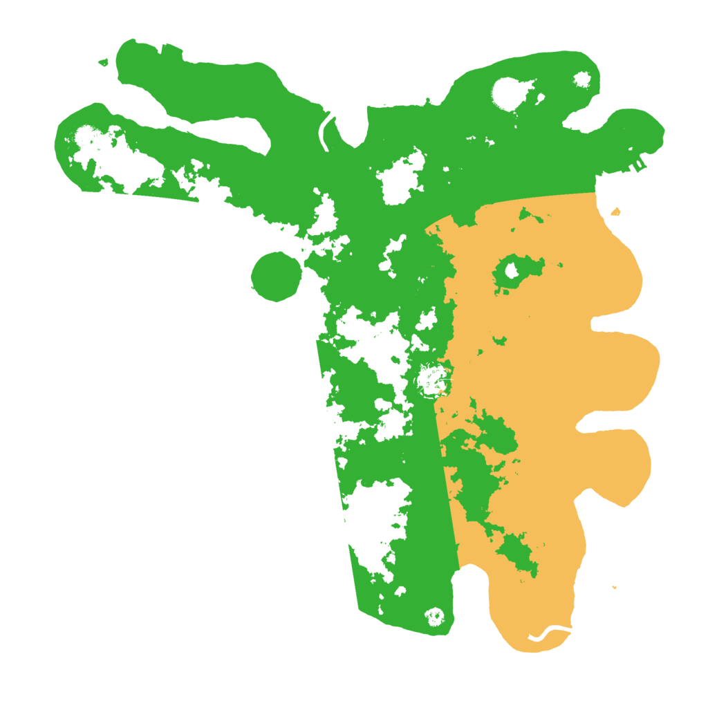 Biome Rust Map: Procedural Map, Size: 3900, Seed: 25333202