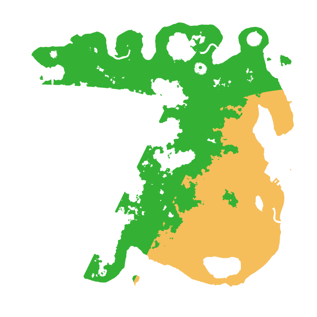 Biome Rust Map: Procedural Map, Size: 3900, Seed: 11951380