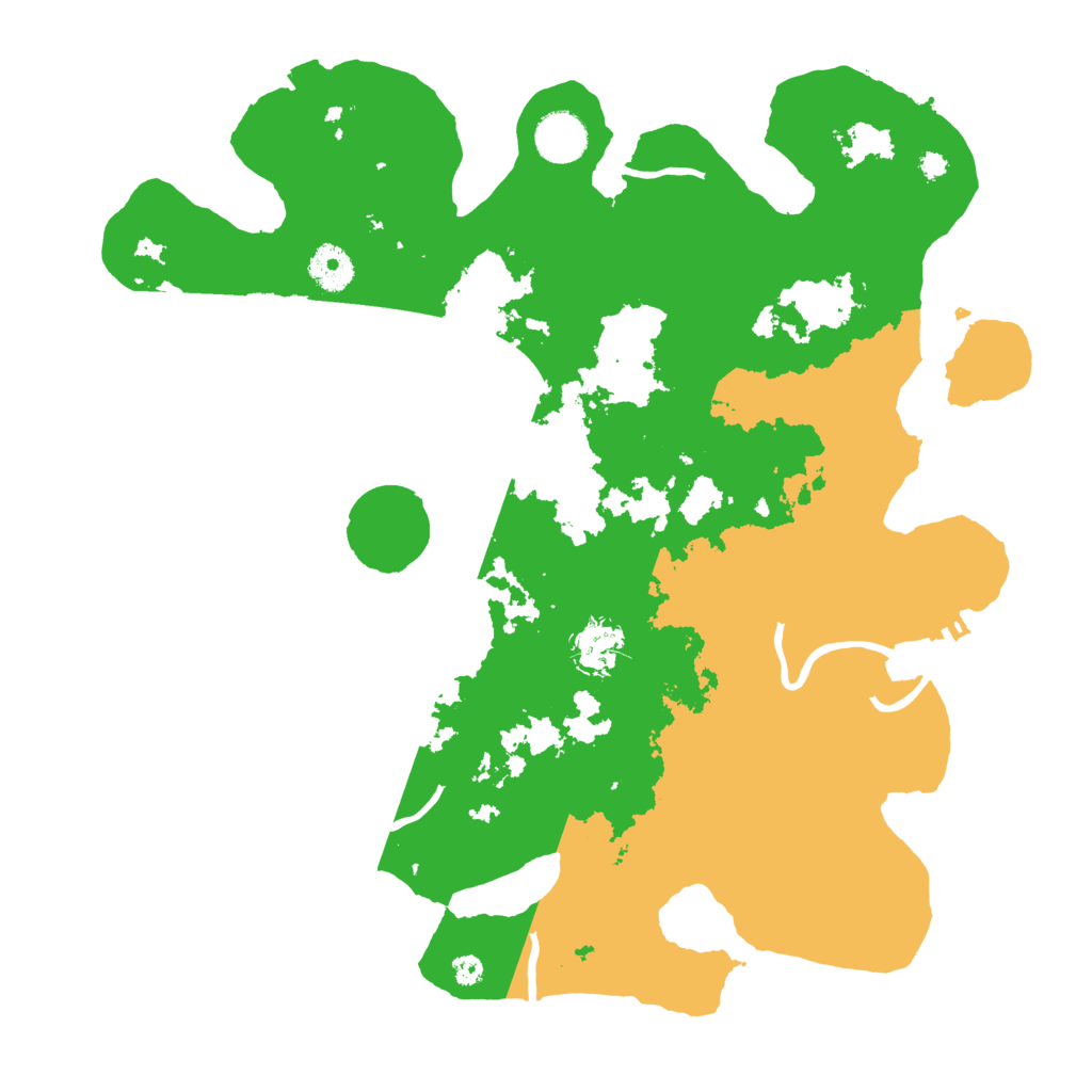 Biome Rust Map: Procedural Map, Size: 3700, Seed: 756638218