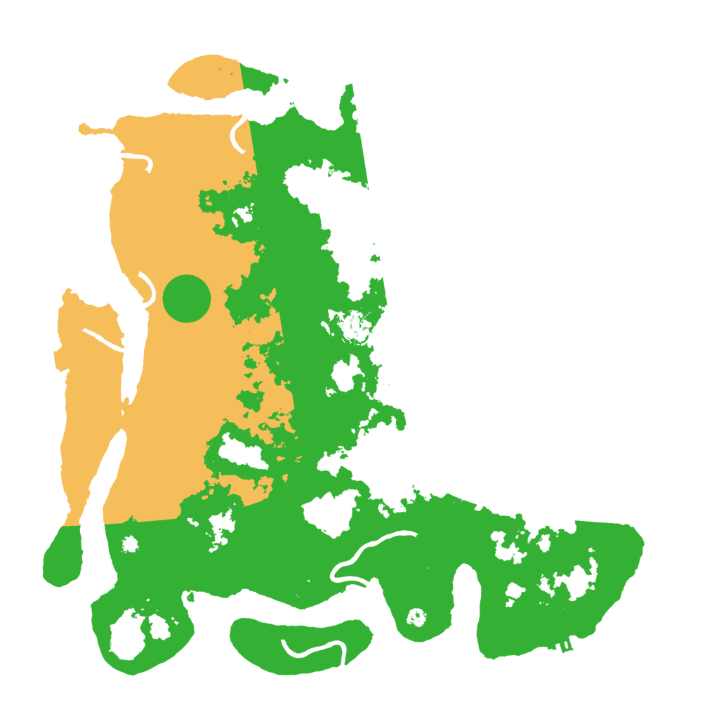 Biome Rust Map: Procedural Map, Size: 3950, Seed: 77281978
