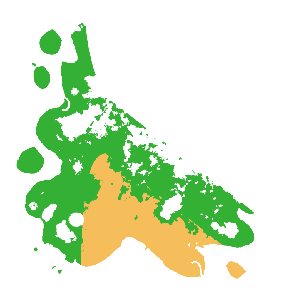 Biome Rust Map: Procedural Map, Size: 3700, Seed: 18119770