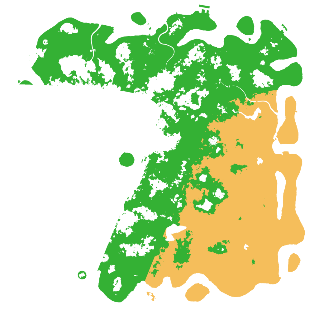 Biome Rust Map: Procedural Map, Size: 6000, Seed: 654643456