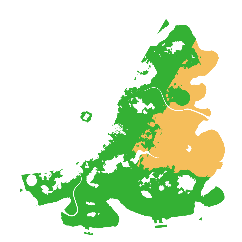 Biome Rust Map: Procedural Map, Size: 4000, Seed: 60407167