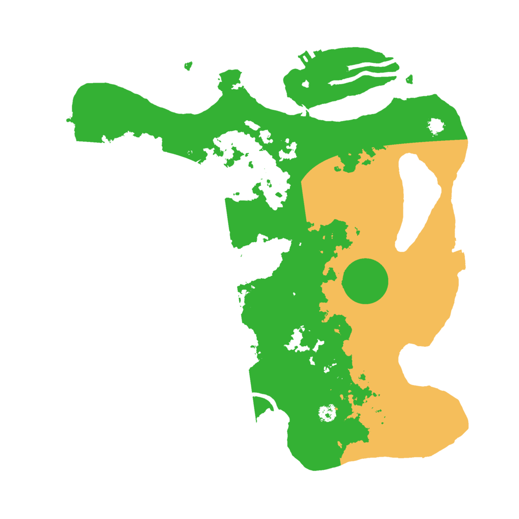Biome Rust Map: Procedural Map, Size: 3000, Seed: 1095566553
