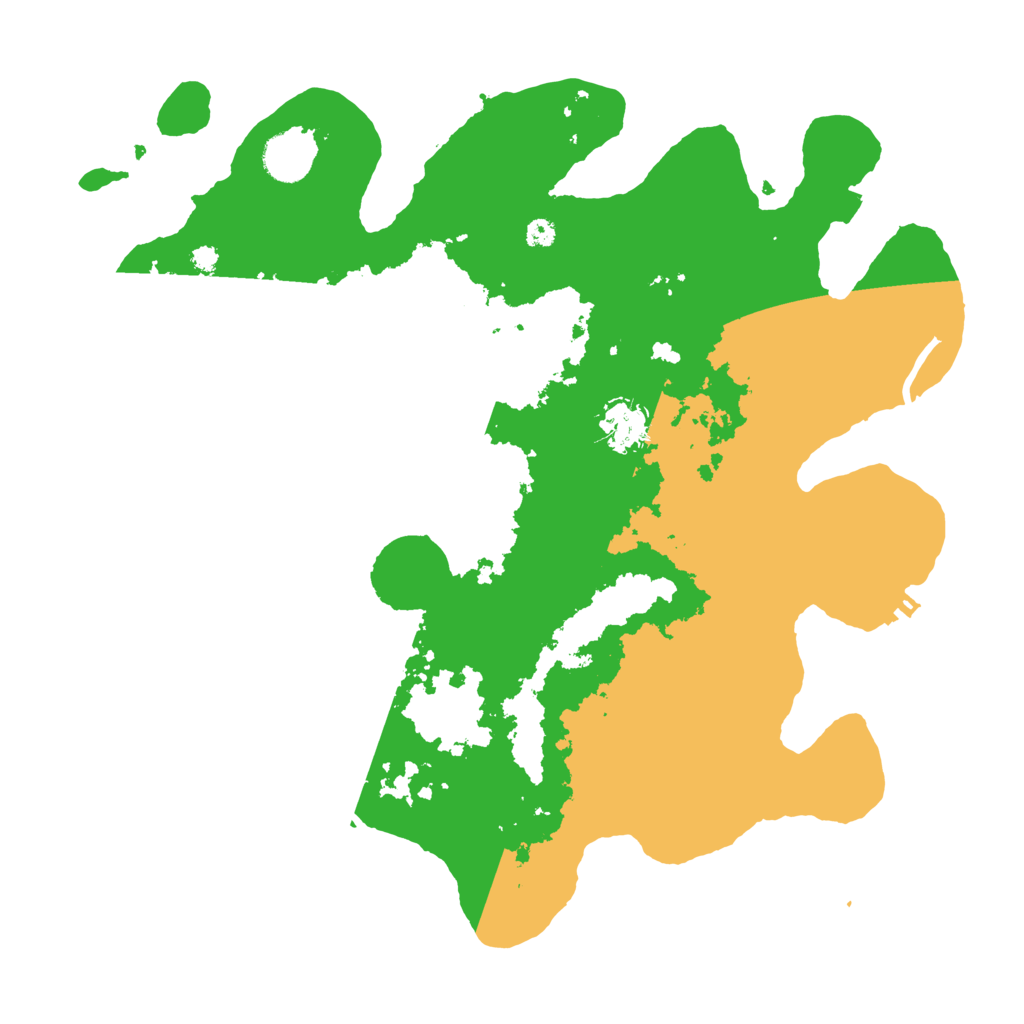 Biome Rust Map: Procedural Map, Size: 3650, Seed: 76149536