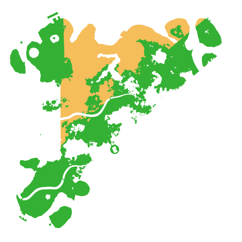 Biome Rust Map: Procedural Map, Size: 4300, Seed: 74733650