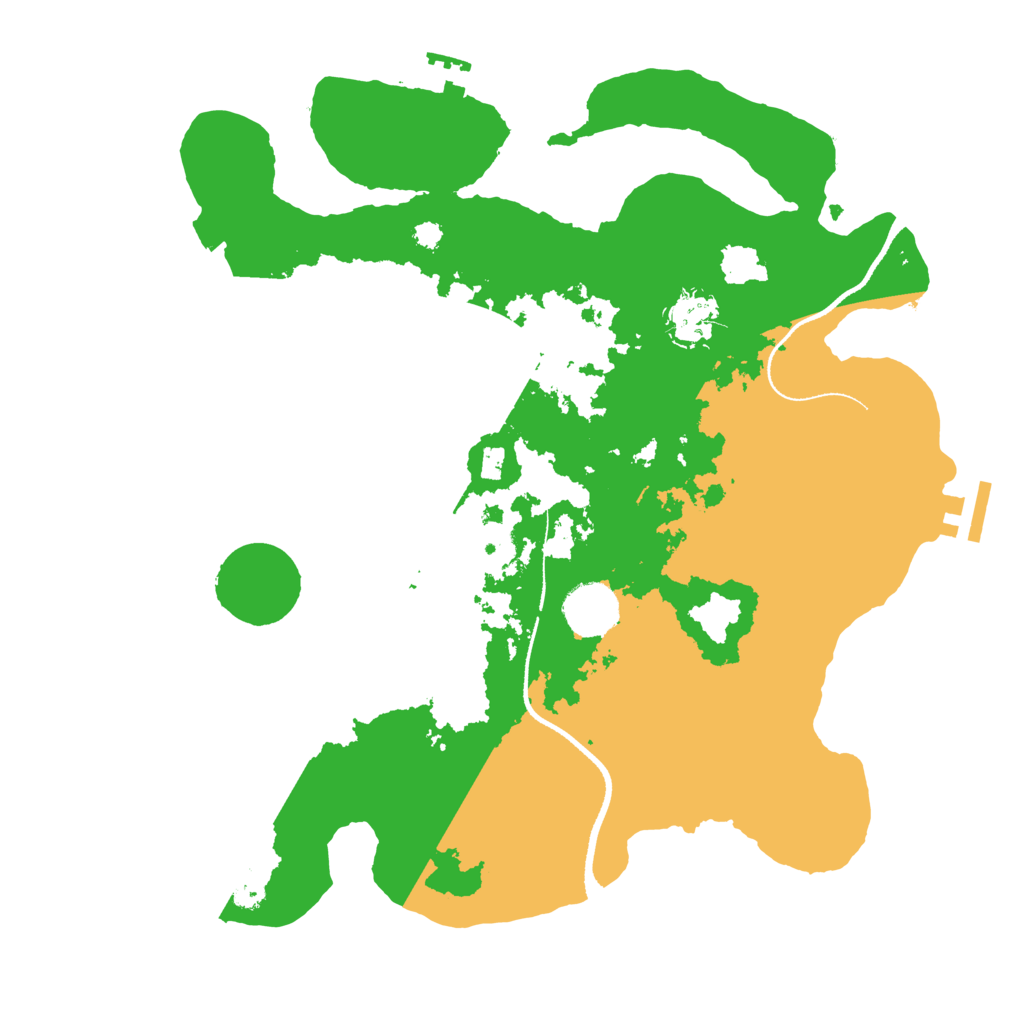 Biome Rust Map: Procedural Map, Size: 3400, Seed: 5873883