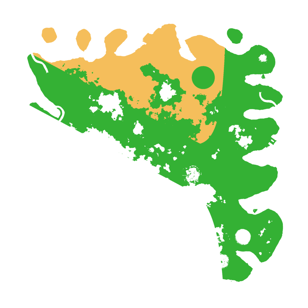 Biome Rust Map: Procedural Map, Size: 3550, Seed: 47626397