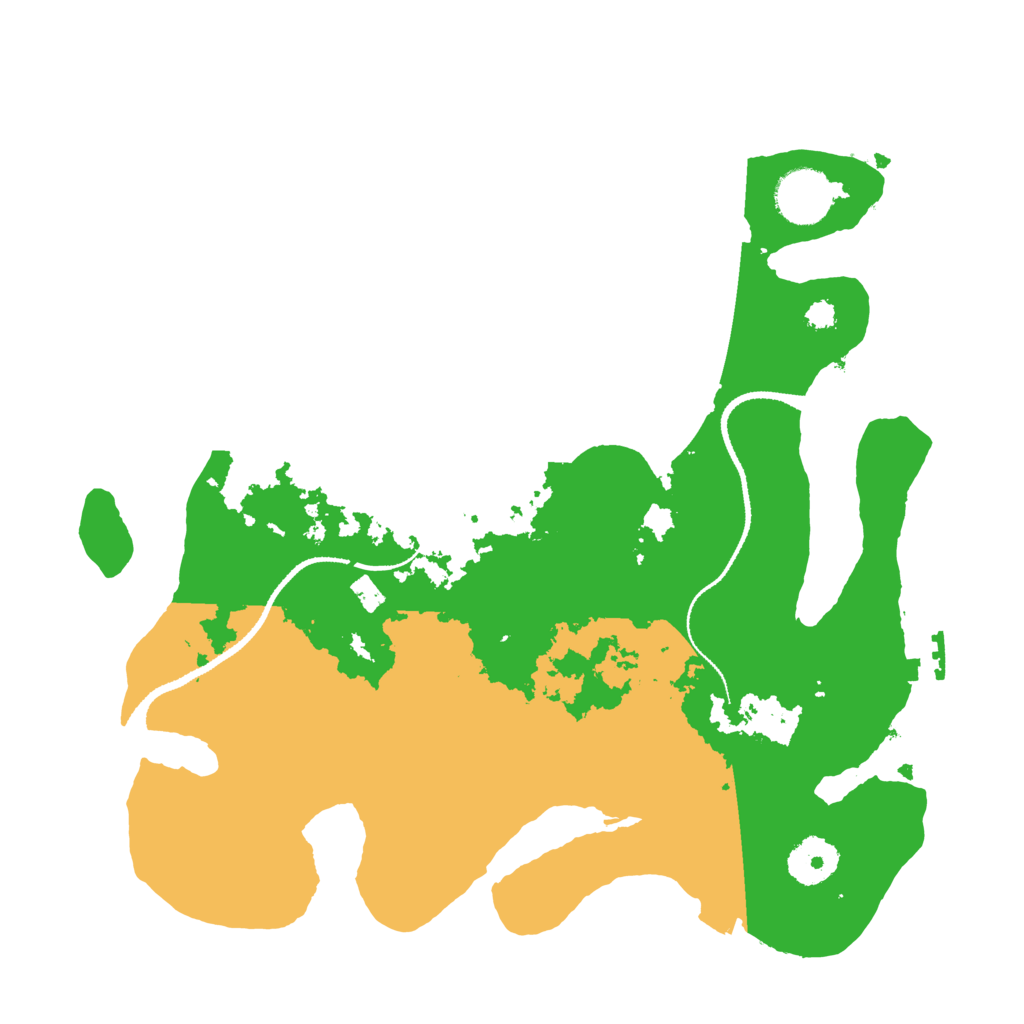 Biome Rust Map: Procedural Map, Size: 3200, Seed: 122092023