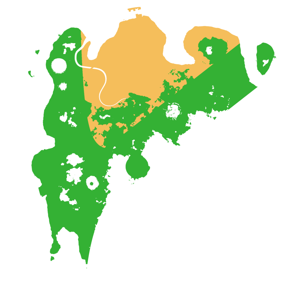 Biome Rust Map: Procedural Map, Size: 3500, Seed: 4324131