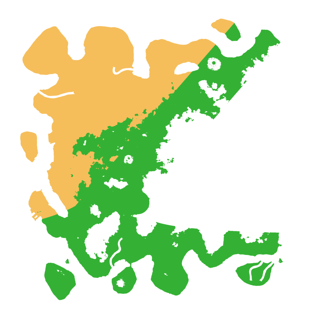 Biome Rust Map: Procedural Map, Size: 3600, Seed: 68973407