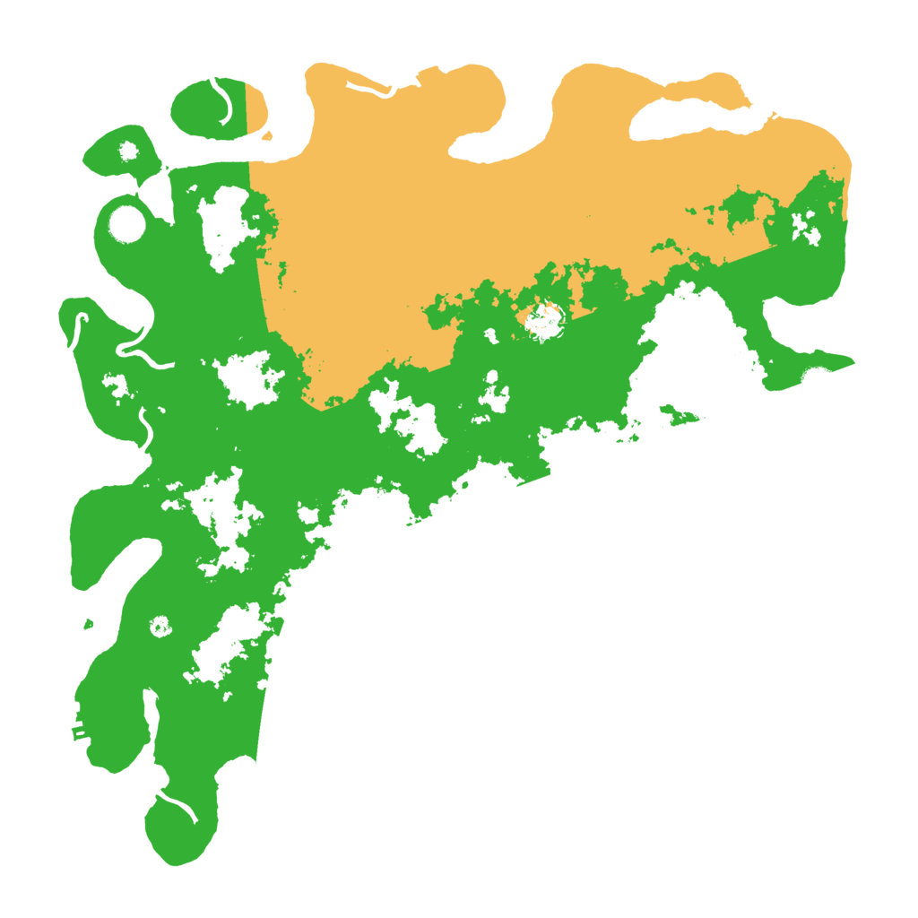 Biome Rust Map: Procedural Map, Size: 4400, Seed: 10187003
