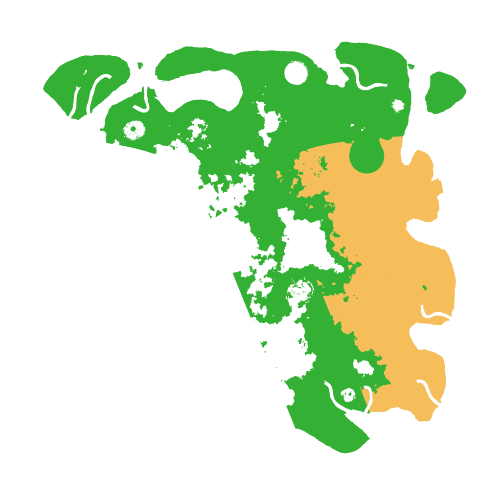 Biome Rust Map: Procedural Map, Size: 3800, Seed: 88317232