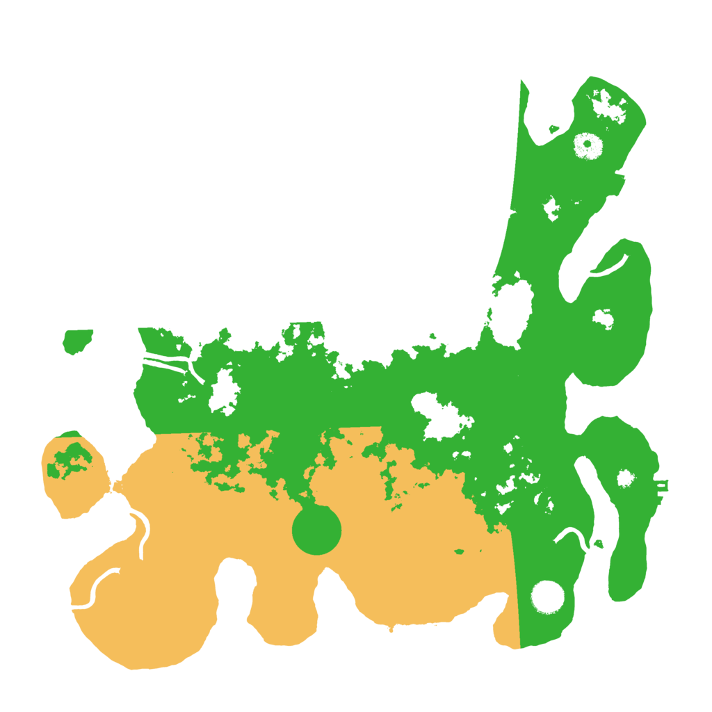 Biome Rust Map: Procedural Map, Size: 3800, Seed: 63591336