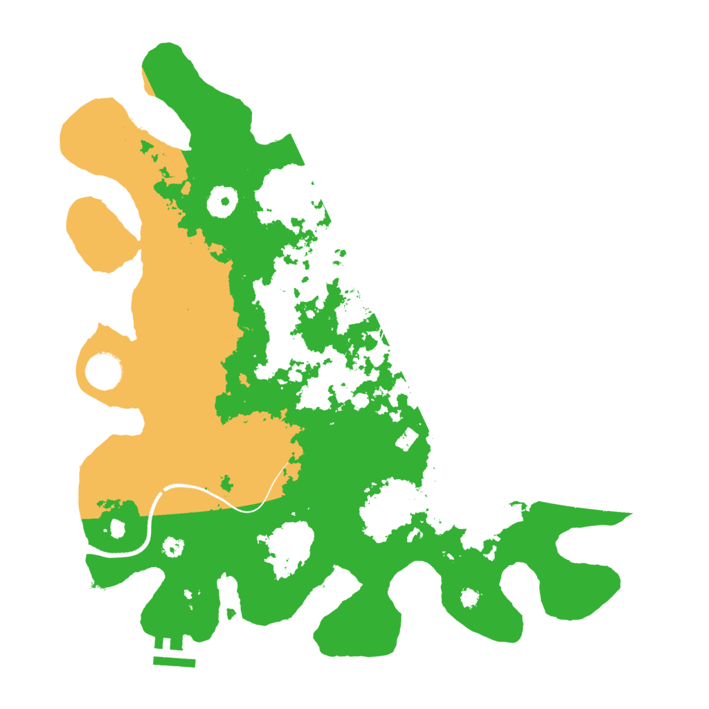 Biome Rust Map: Procedural Map, Size: 3400, Seed: 92492560