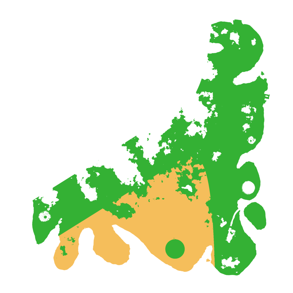 Biome Rust Map: Procedural Map, Size: 4000, Seed: 28269354