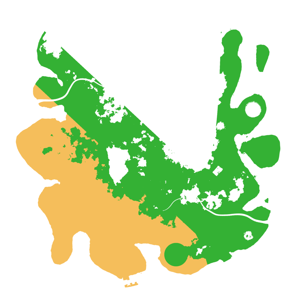 Biome Rust Map: Procedural Map, Size: 3400, Seed: 44282028