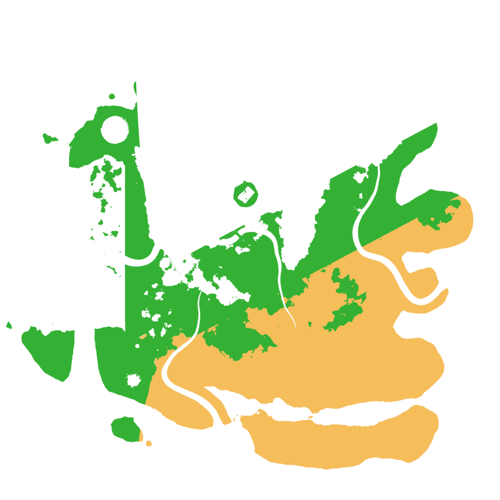 Biome Rust Map: Procedural Map, Size: 3400, Seed: 41449583