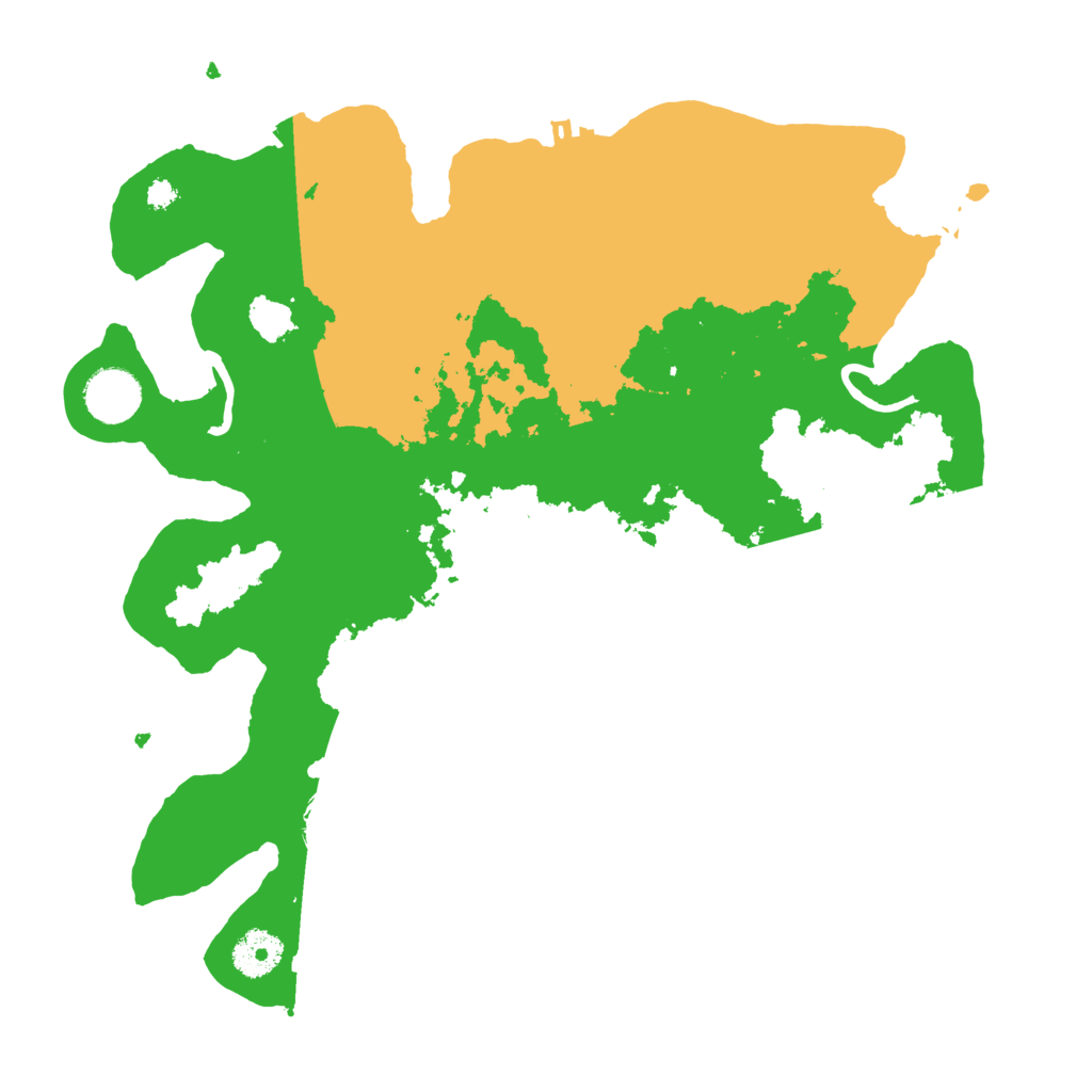 Biome Rust Map: Procedural Map, Size: 3450, Seed: 14871321