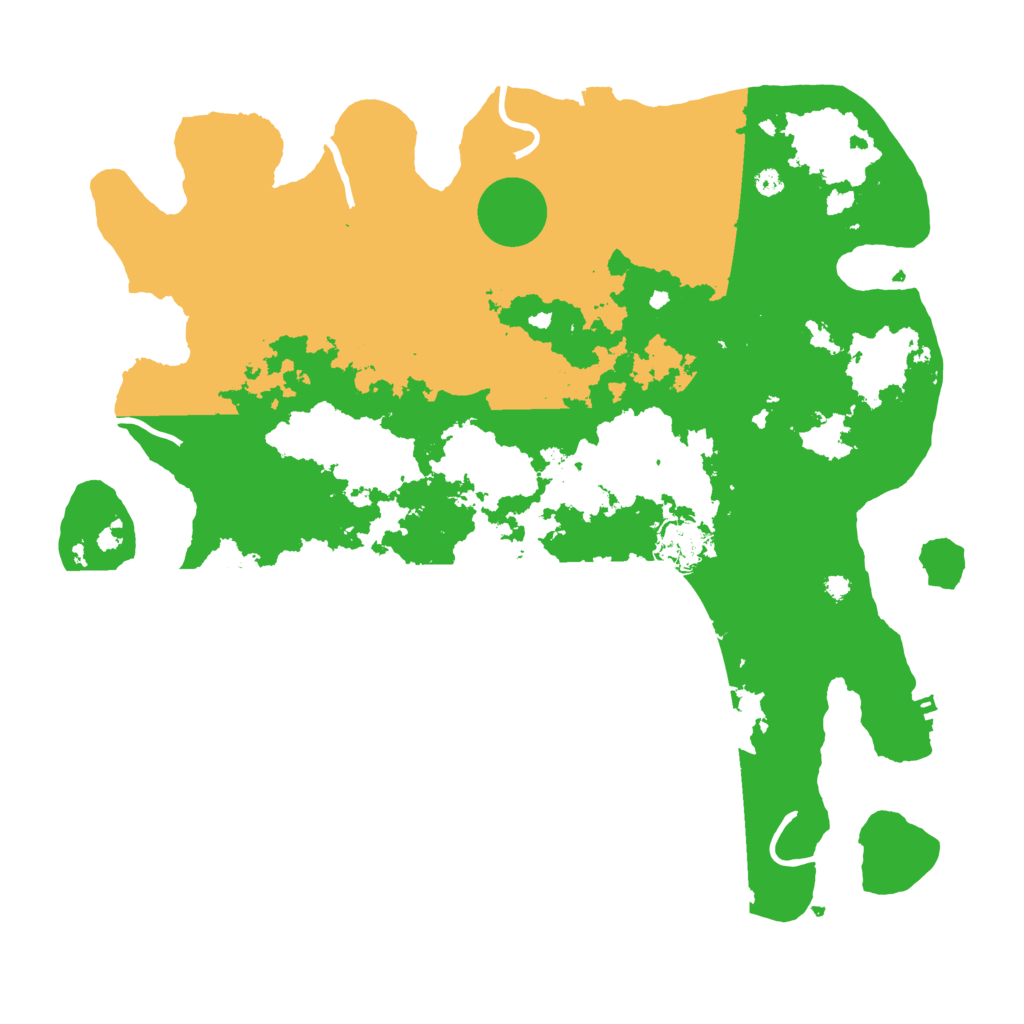 Biome Rust Map: Procedural Map, Size: 3900, Seed: 25752060