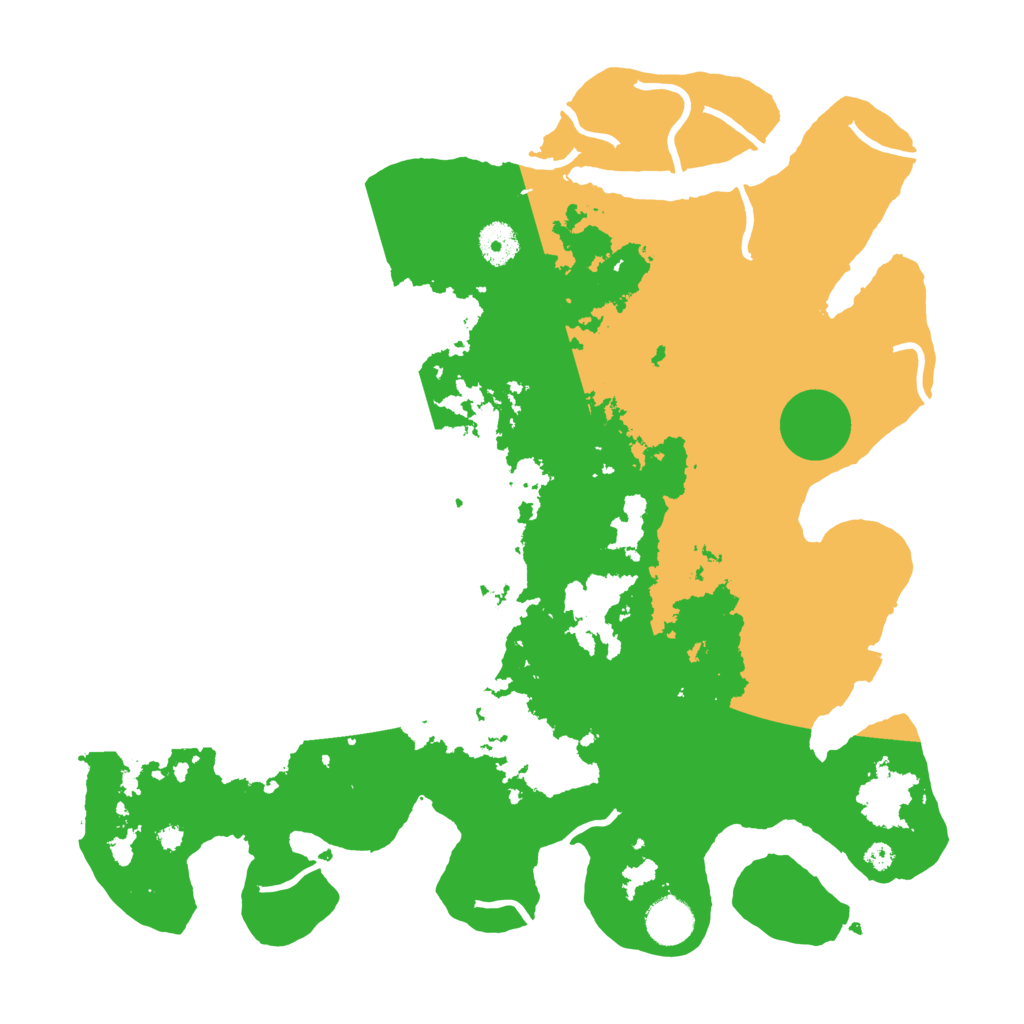 Biome Rust Map: Procedural Map, Size: 3800, Seed: 50305005