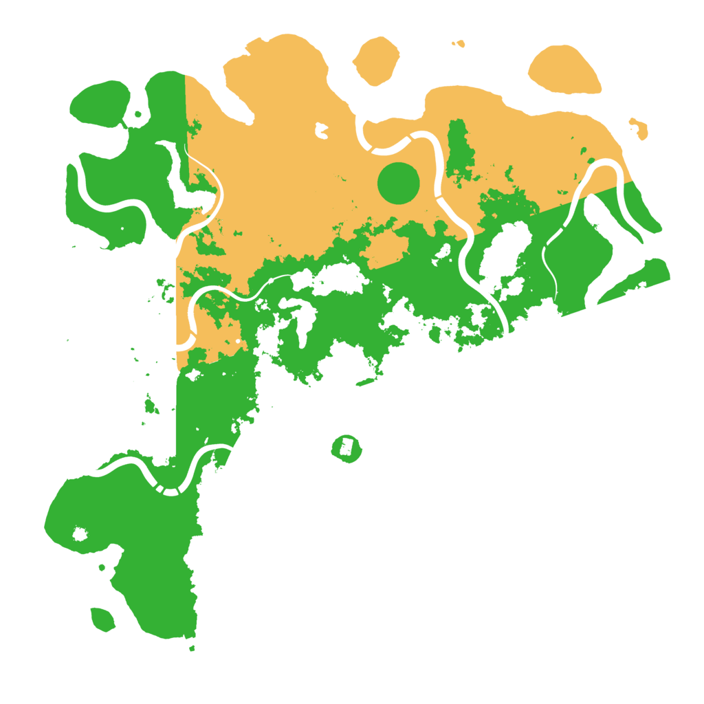 Biome Rust Map: Procedural Map, Size: 4400, Seed: 55328760