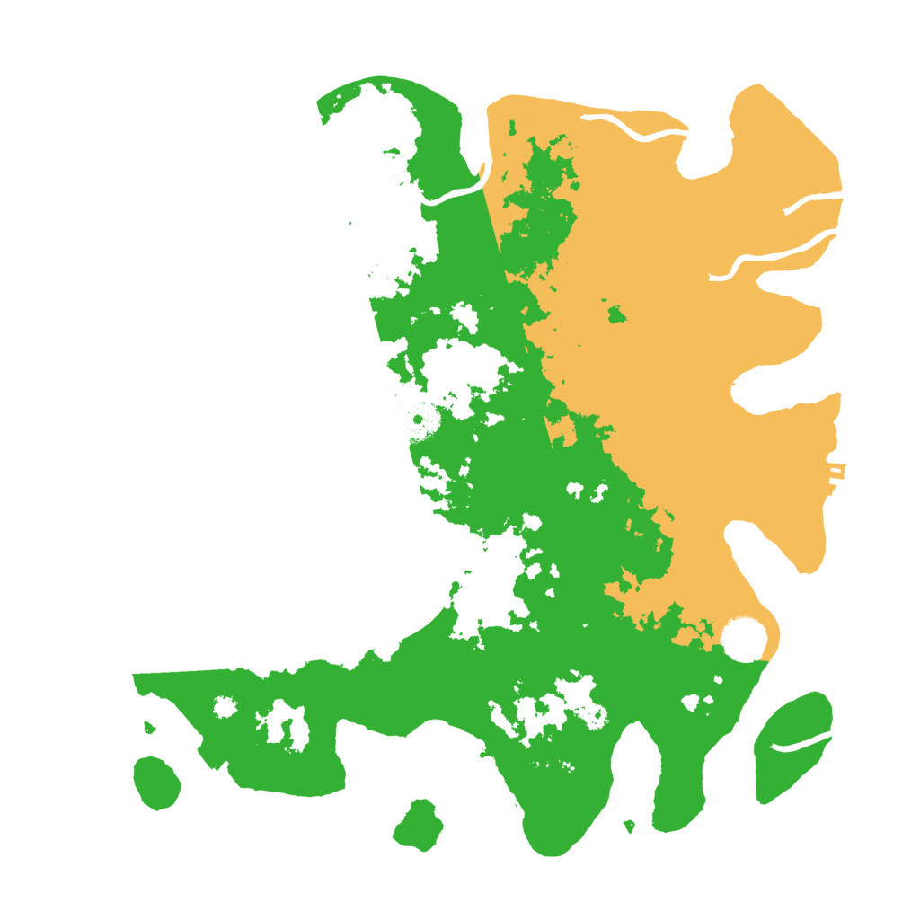 Biome Rust Map: Procedural Map, Size: 3650, Seed: 35234709