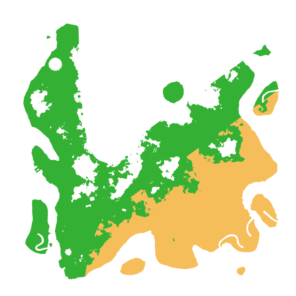 Biome Rust Map: Procedural Map, Size: 4000, Seed: 31437228