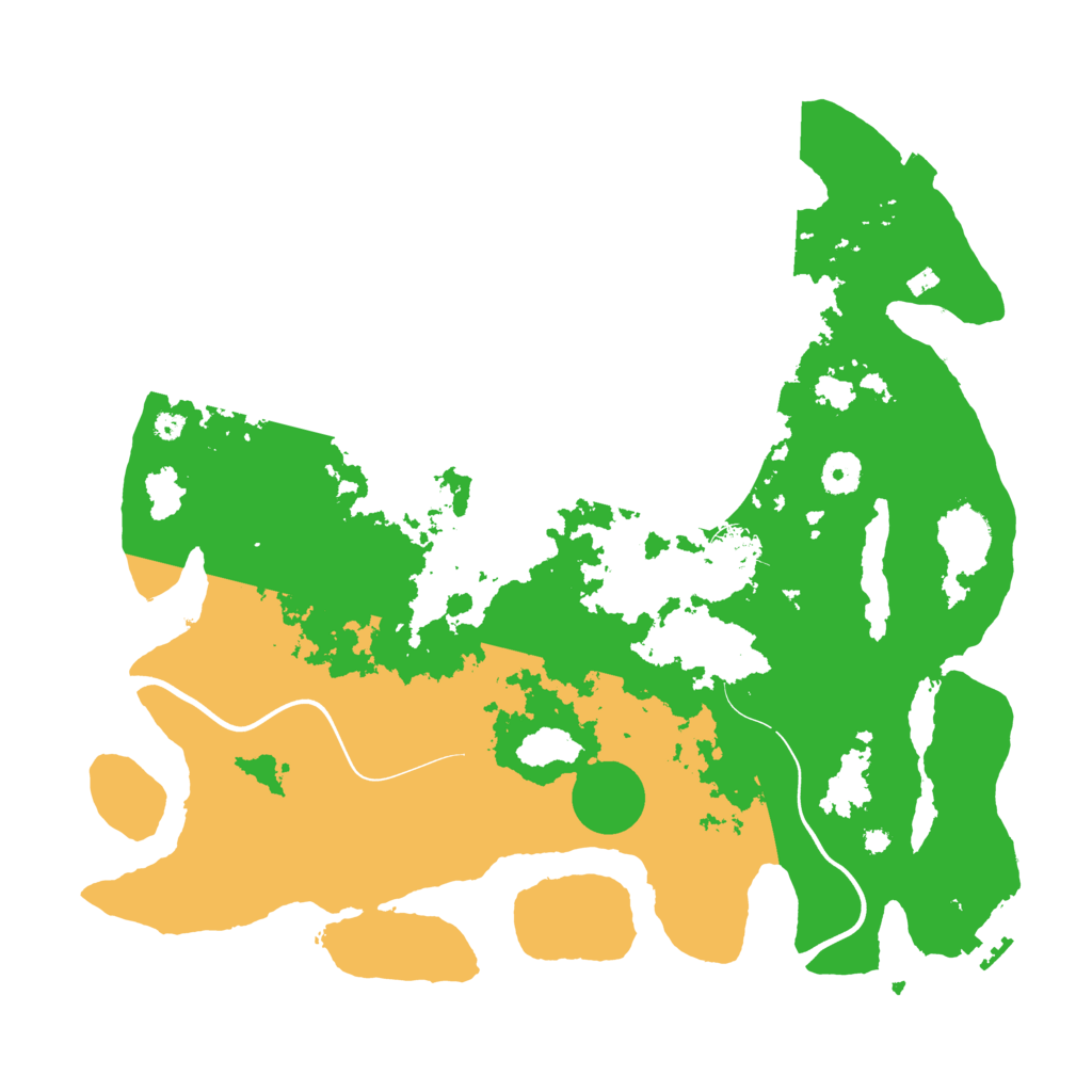 Biome Rust Map: Procedural Map, Size: 3950, Seed: 40750680