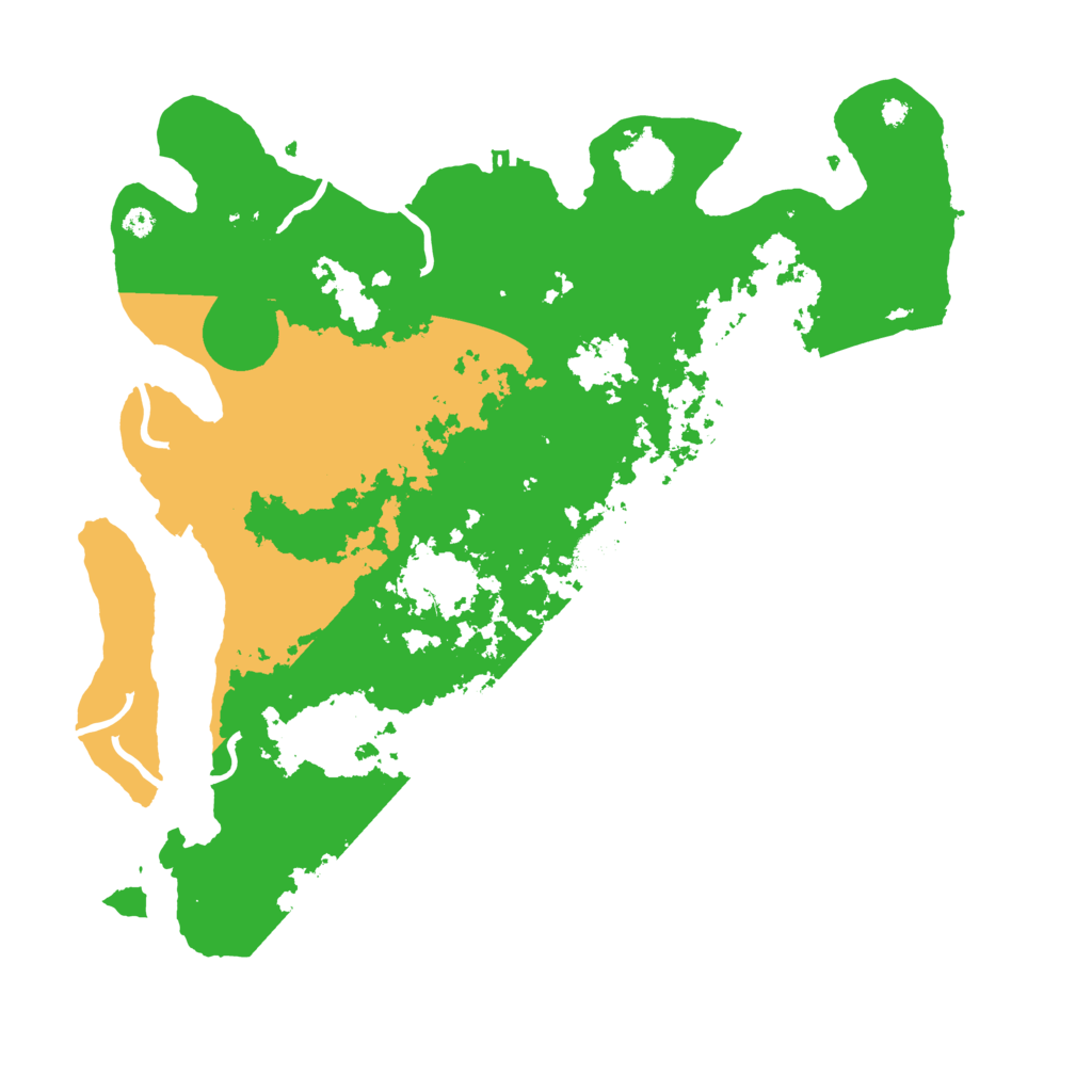 Biome Rust Map: Procedural Map, Size: 3800, Seed: 54470352