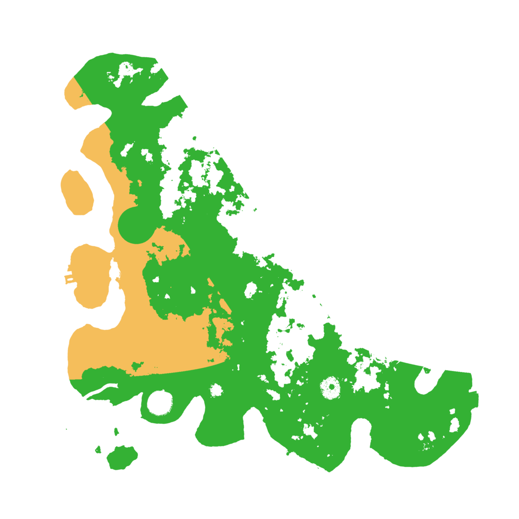 Biome Rust Map: Procedural Map, Size: 3700, Seed: 59159913