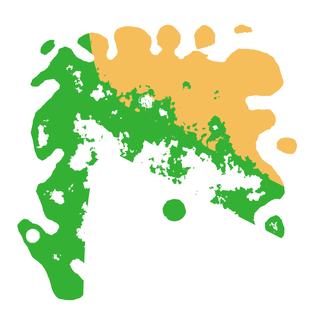 Biome Rust Map: Barren, Size: 4000, Seed: 1234124