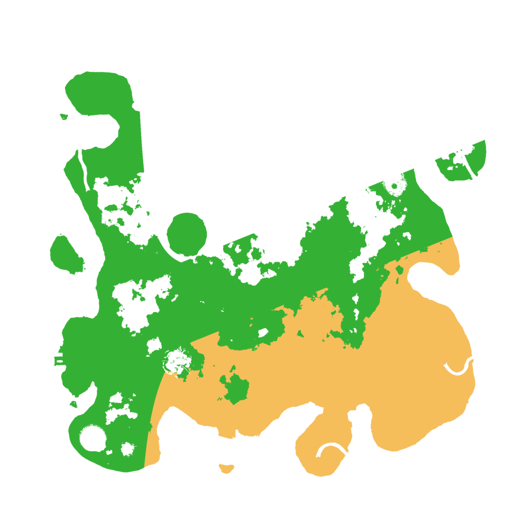 Biome Rust Map: Procedural Map, Size: 3500, Seed: 87970007