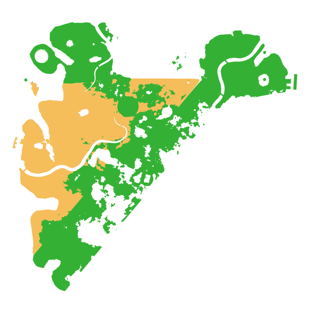 Biome Rust Map: Procedural Map, Size: 4100, Seed: 24946261
