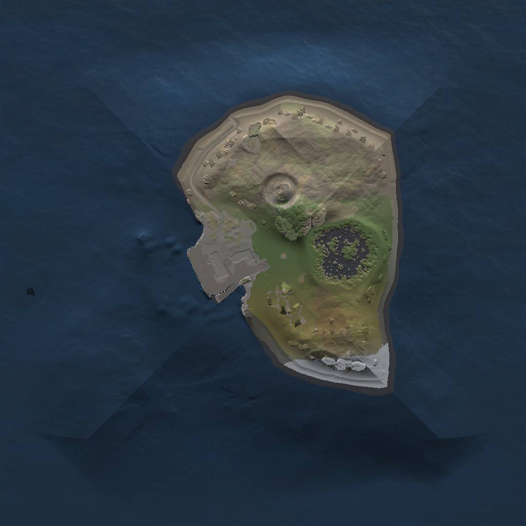 Rust Map: Procedural Map, Size: 1000, Seed: 1636949430, 3 Monuments