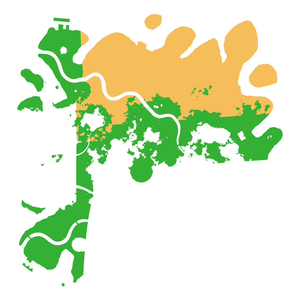 Biome Rust Map: Procedural Map, Size: 3800, Seed: 13062197