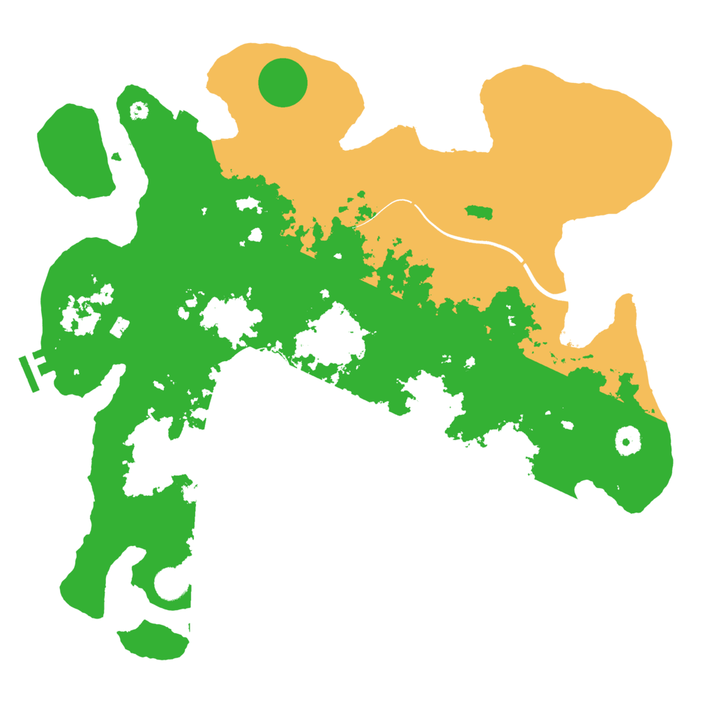 Biome Rust Map: Procedural Map, Size: 3850, Seed: 62511222
